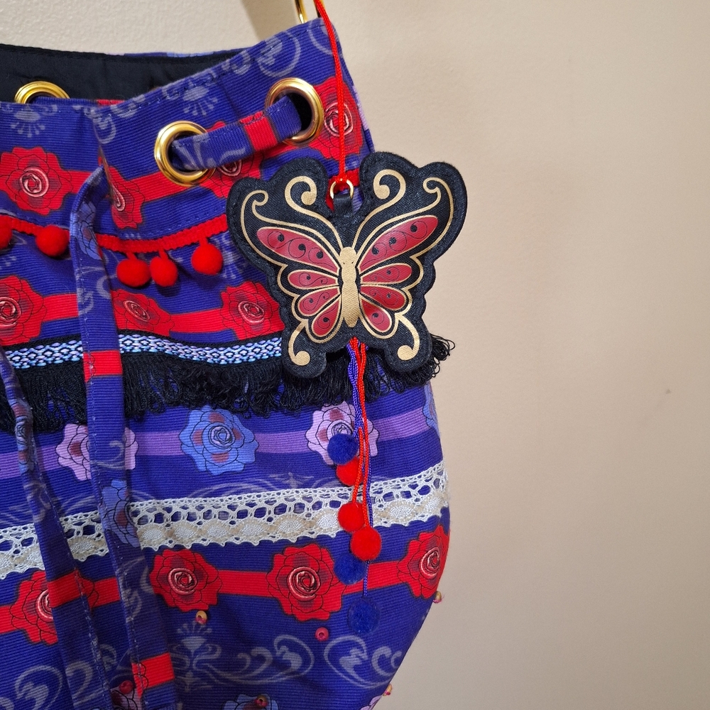 Anna Sui Cloth Shoulder Bag